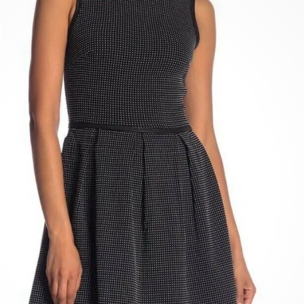 Max studio pin dot dress size medium